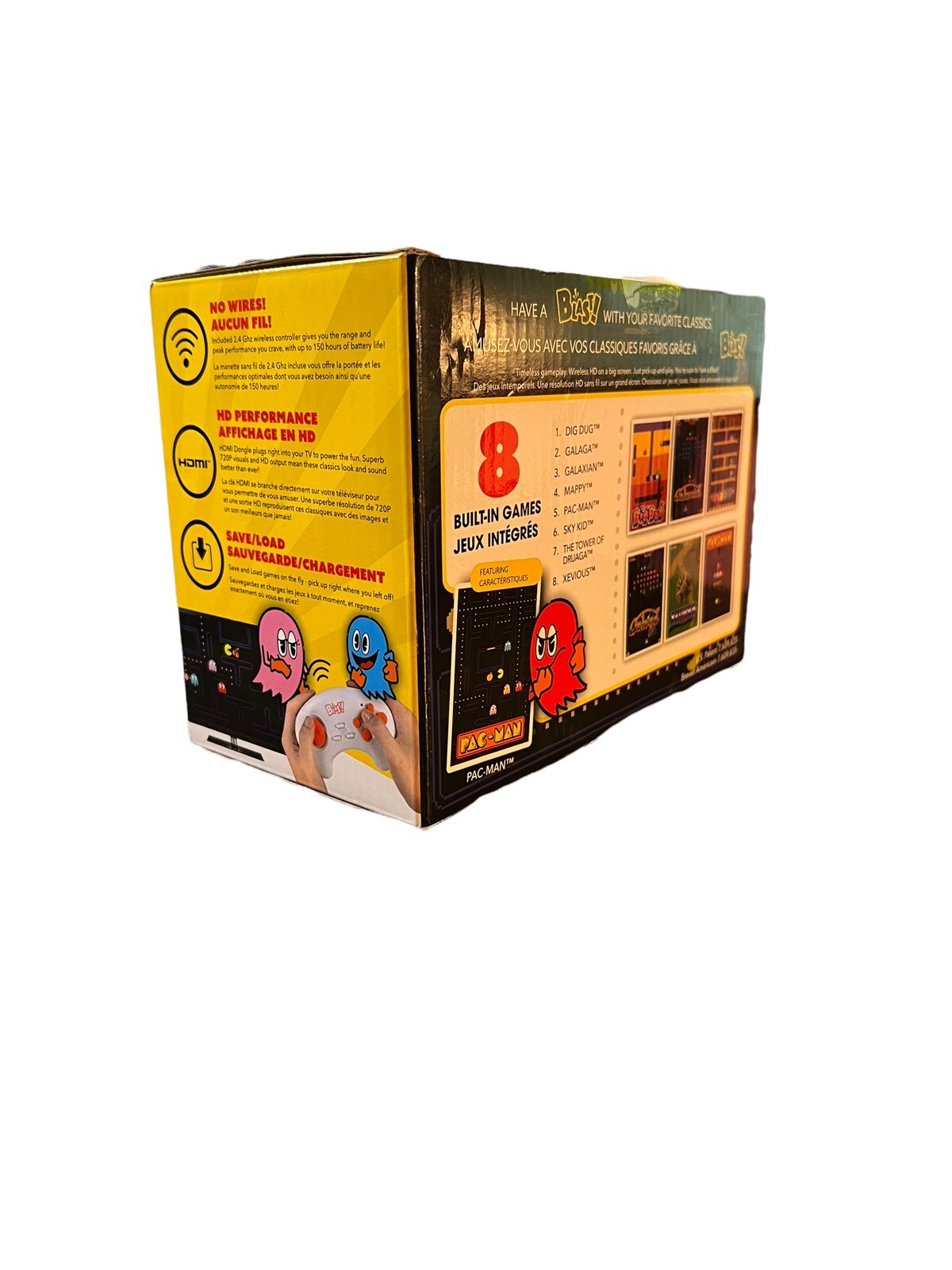 Bandai Namco Pac-Man Flashback Blast! Console, 8 Games - Complete in Box