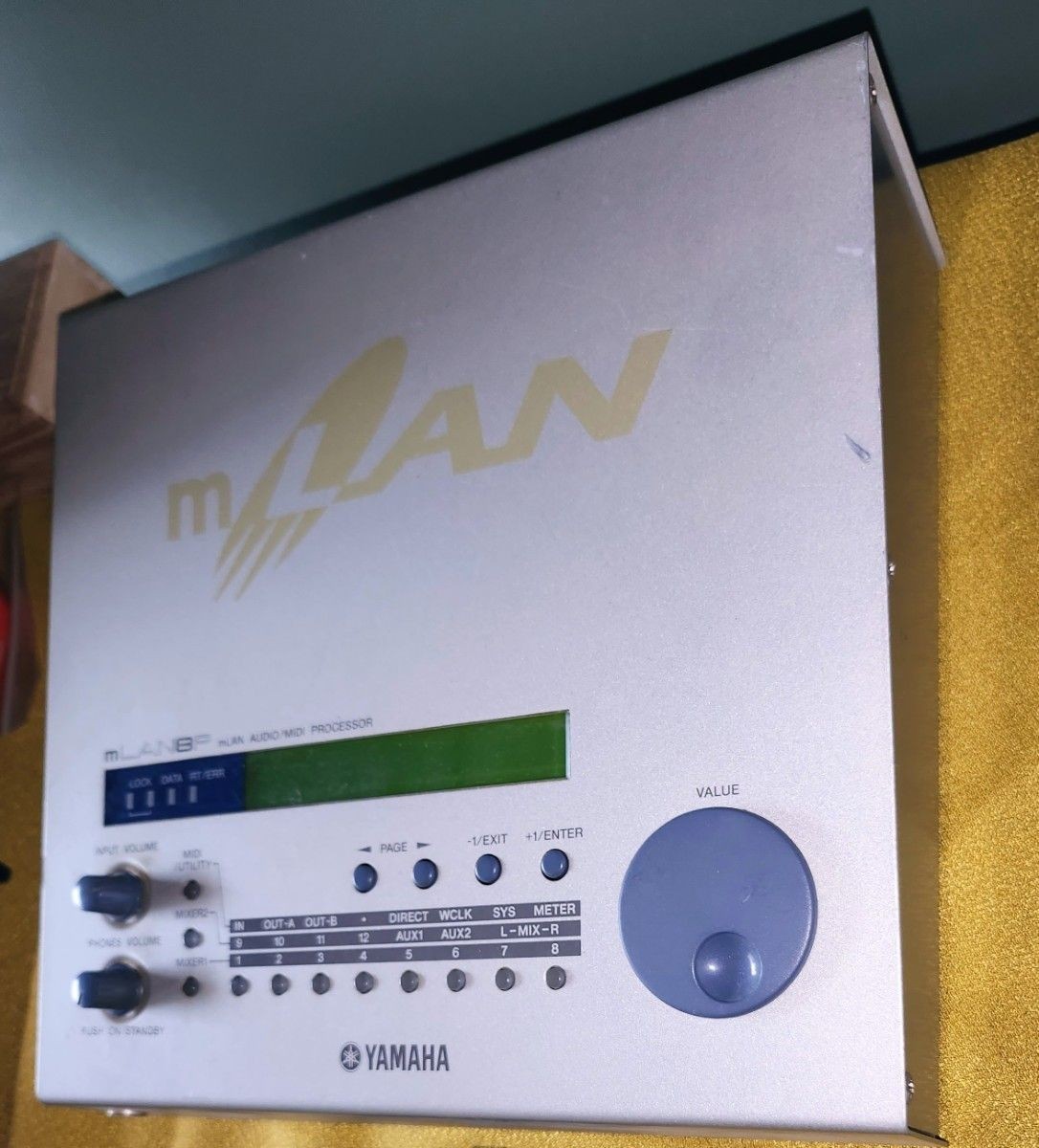 Yamaha mLAN Audio MIDI Processor Interface Tested Working Silver MIJ