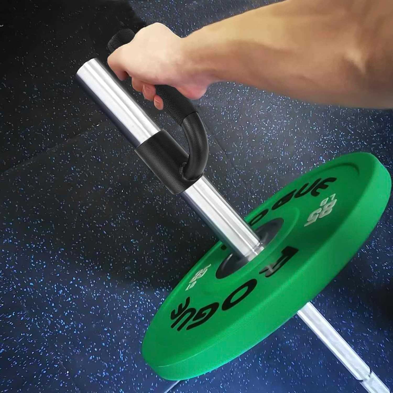 Landmine Attachments, Solid Steel Landmine Handle / T Bar Row Insert for Olym...