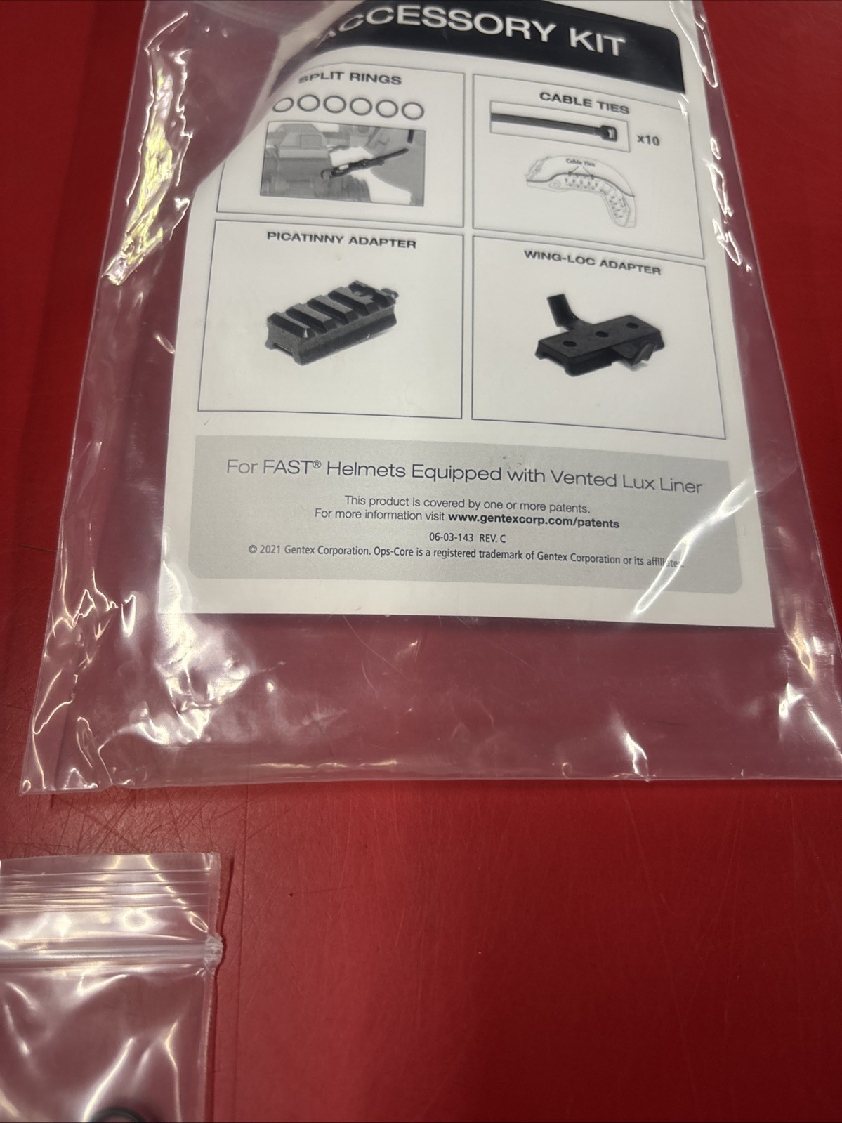 OPSCORE FAST Accessory Kit Black