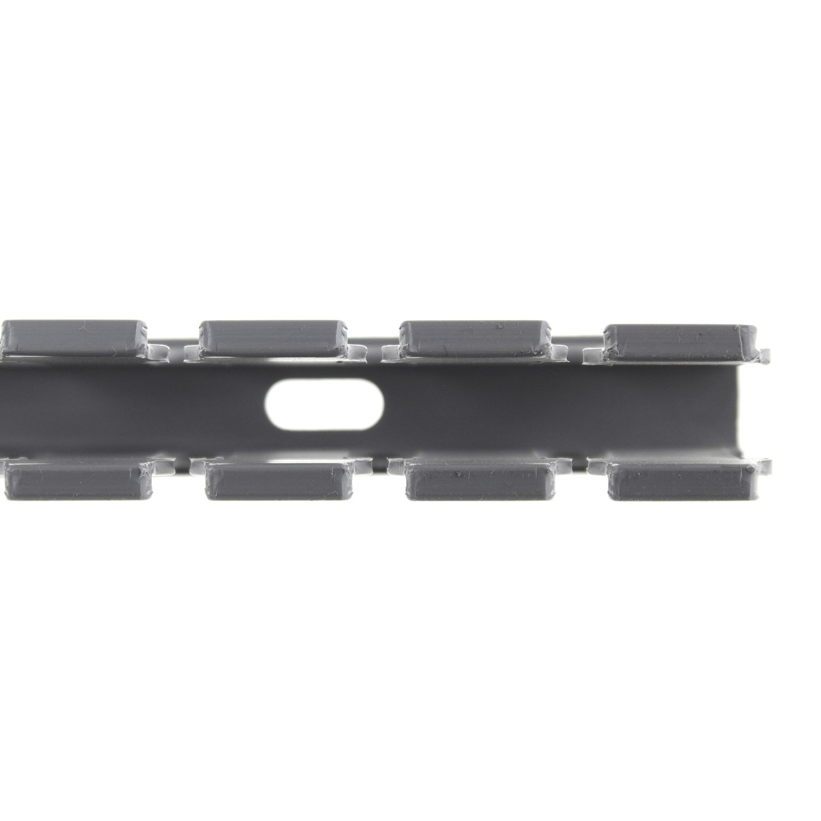 PANDUIT E.5X1.25LG6 PANDUCT .5" GREY TYPE E SLOTTED WALL WIRING DUCT (6FT)