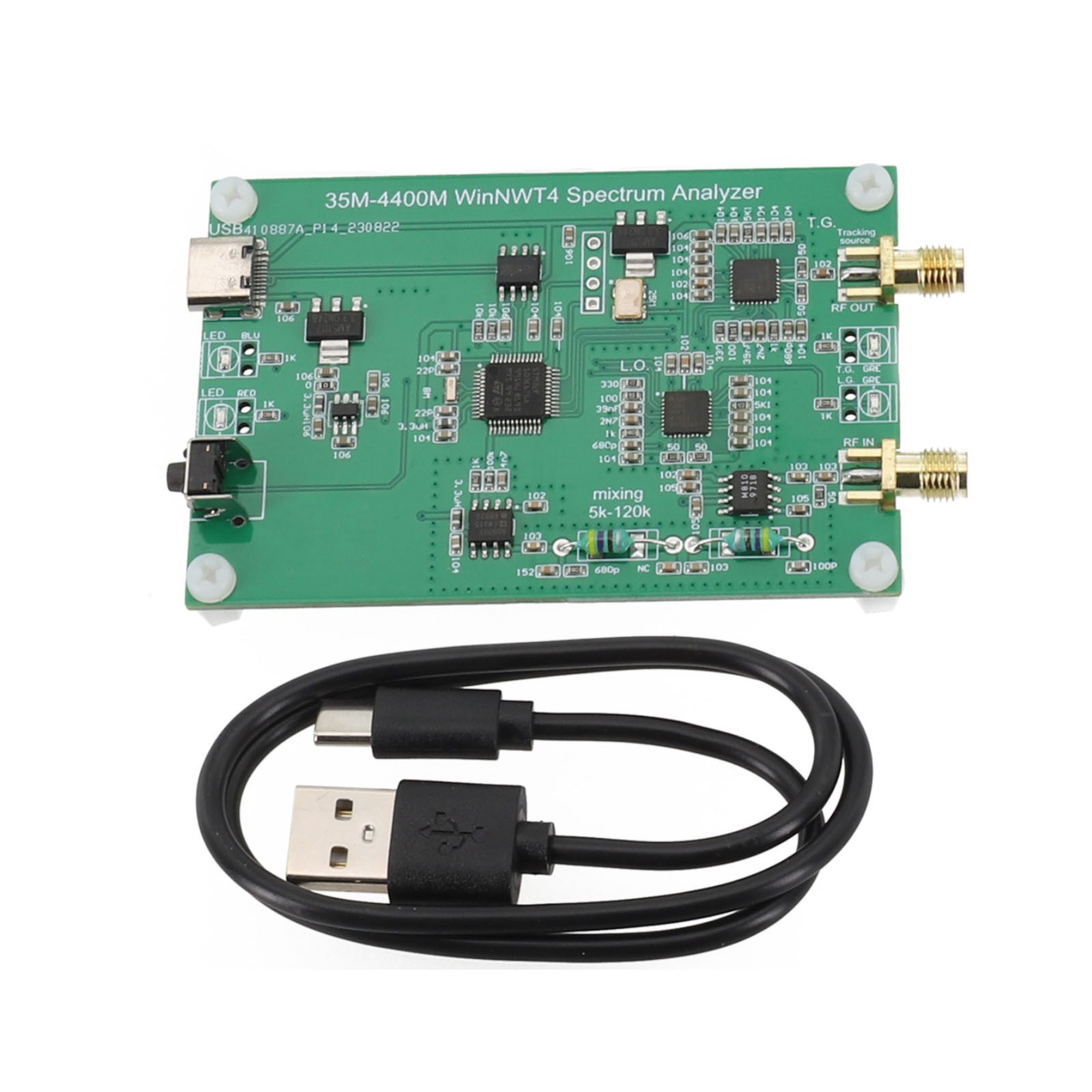 Compact and Efficient LTDZ35M4400M USB Spectrum Analyzer with Tracking Source