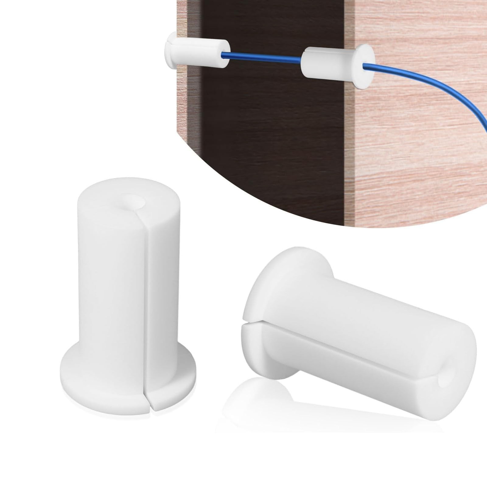 Cable Routing Kit for Starlink, Ethernet Bushing Wall Penetration White