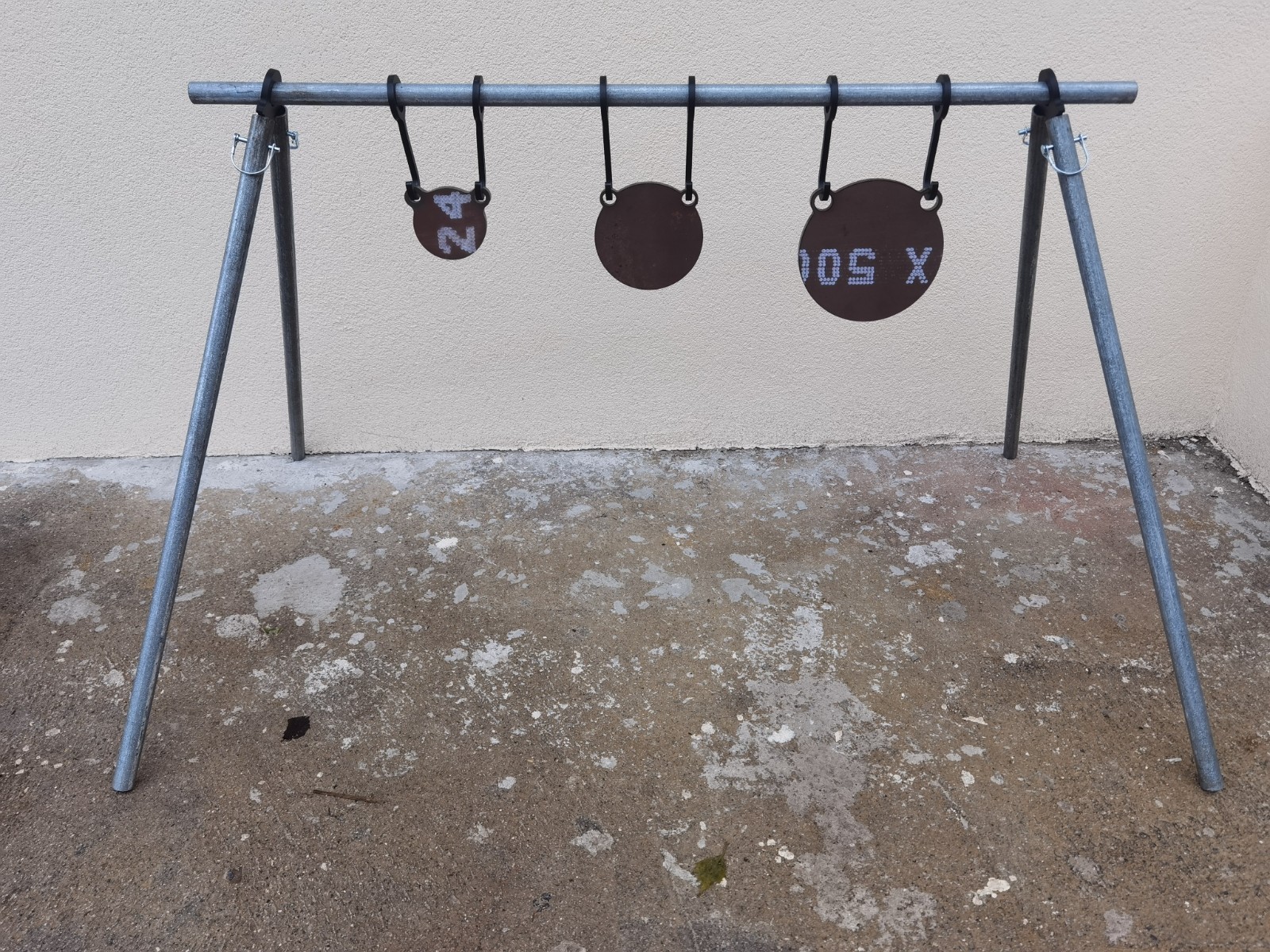 Shooting target holder and mount set AR500 120cm target holder stand