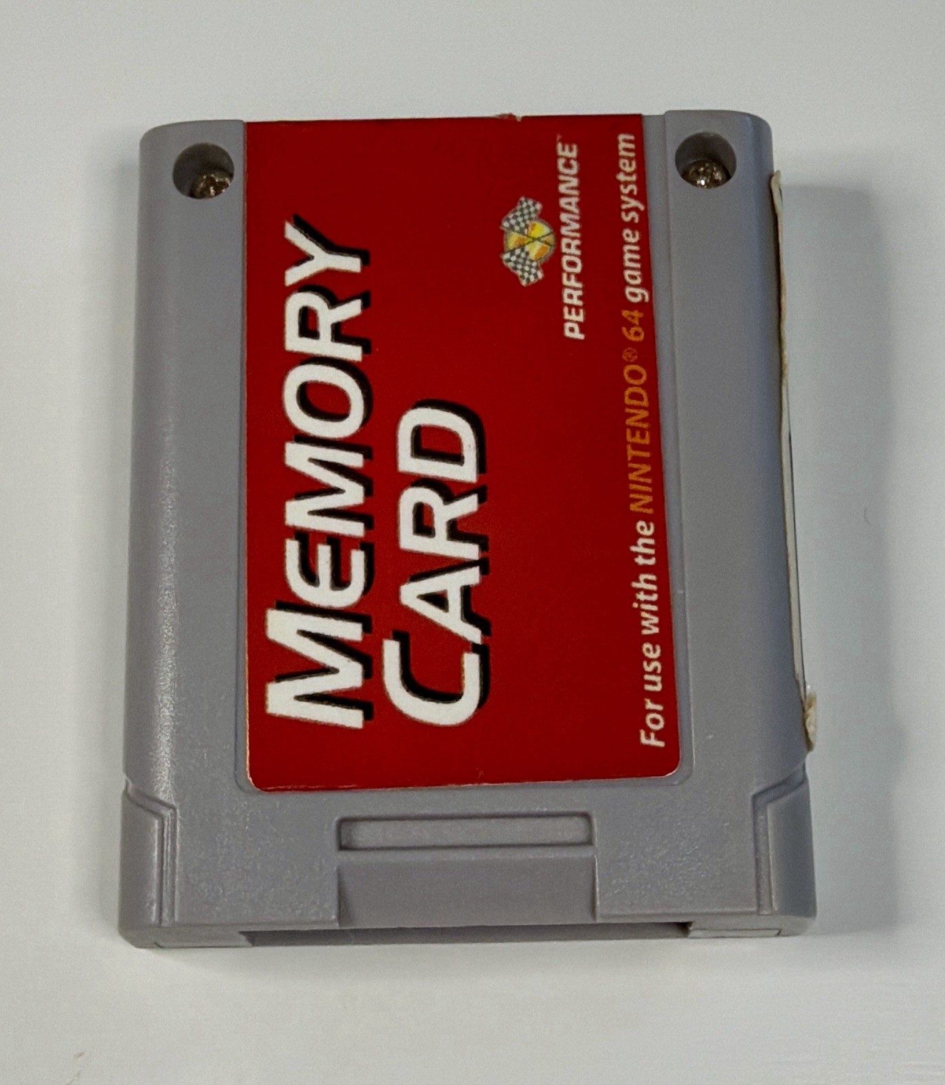 Memory Card Nintendo 64 N64 by Performance P-302 Tested & Working!