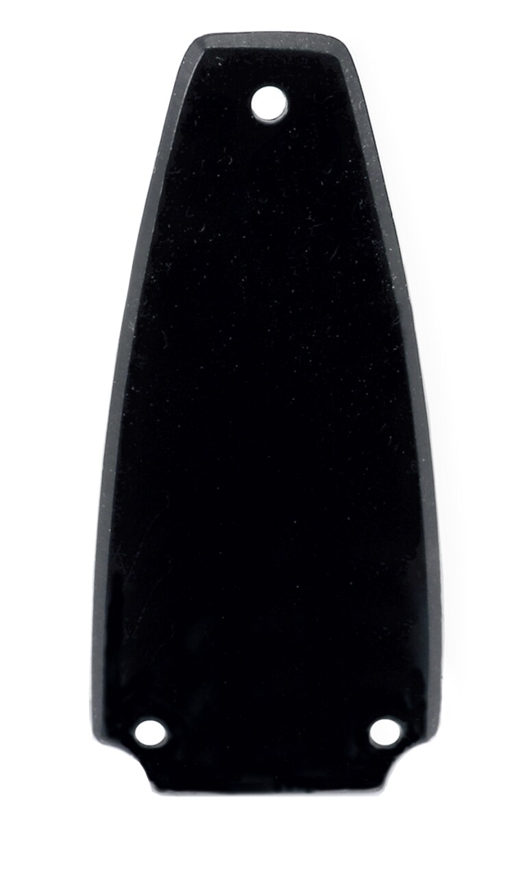 Truss Rod Cover Modern Black Modern 081195BK