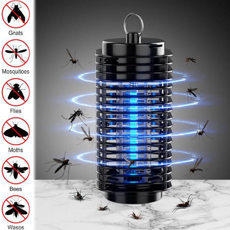 Electric Insect Fly Portable Mosquitos Killer UV Light Bug Zapper for Bedroom