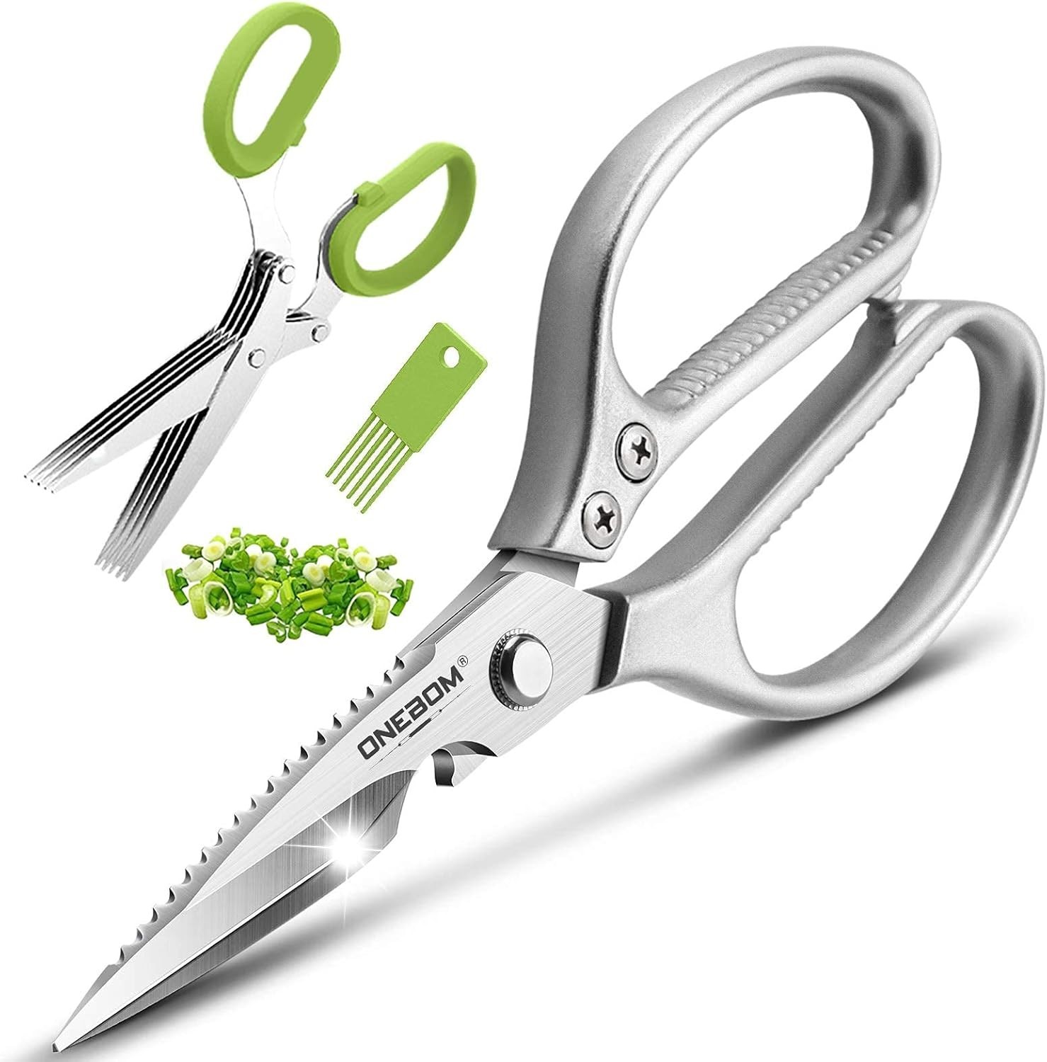 Multi-Function Stainless Steel Scissors