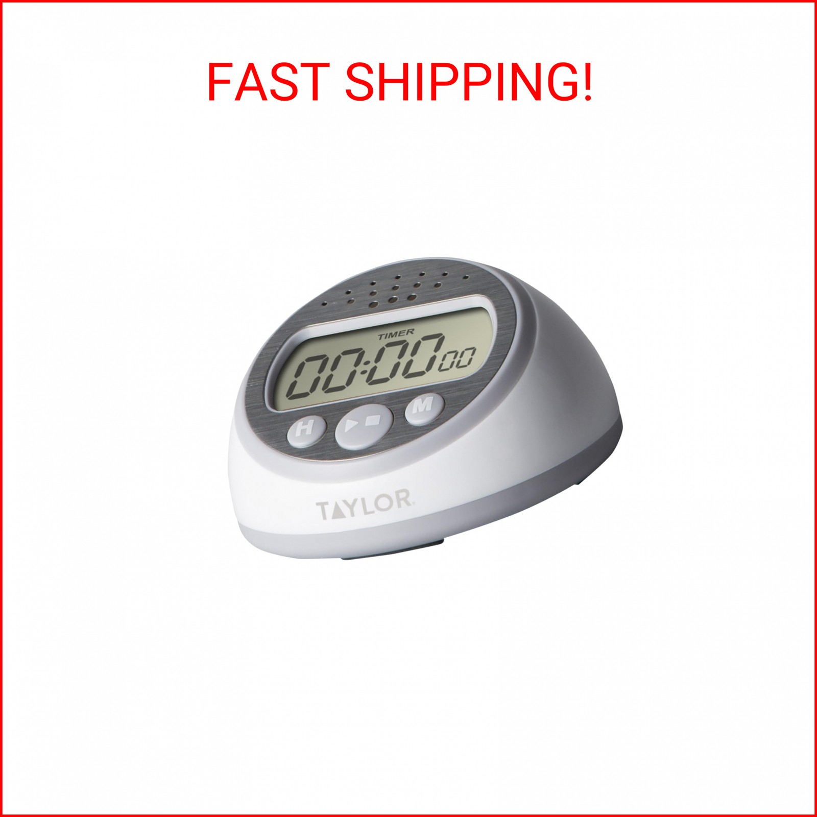 Taylor Digital Timer Counts Up and Down for School, Learning, Projects, and Kitc
