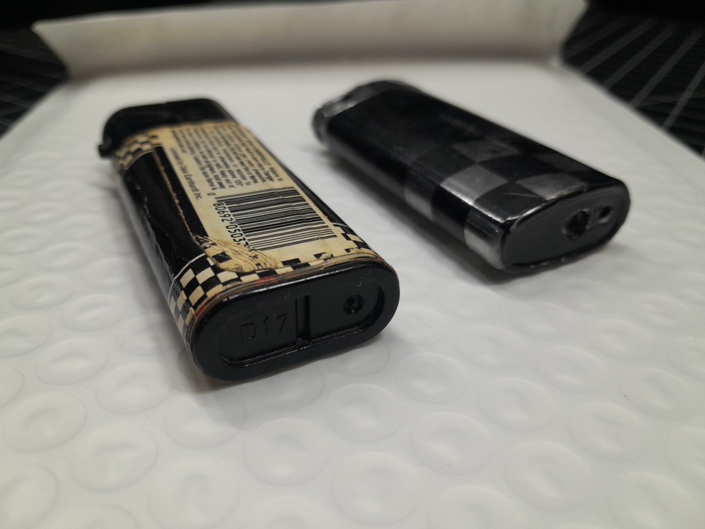 2 Used Refillable Dale Earnhardt #3 Lighters Used
