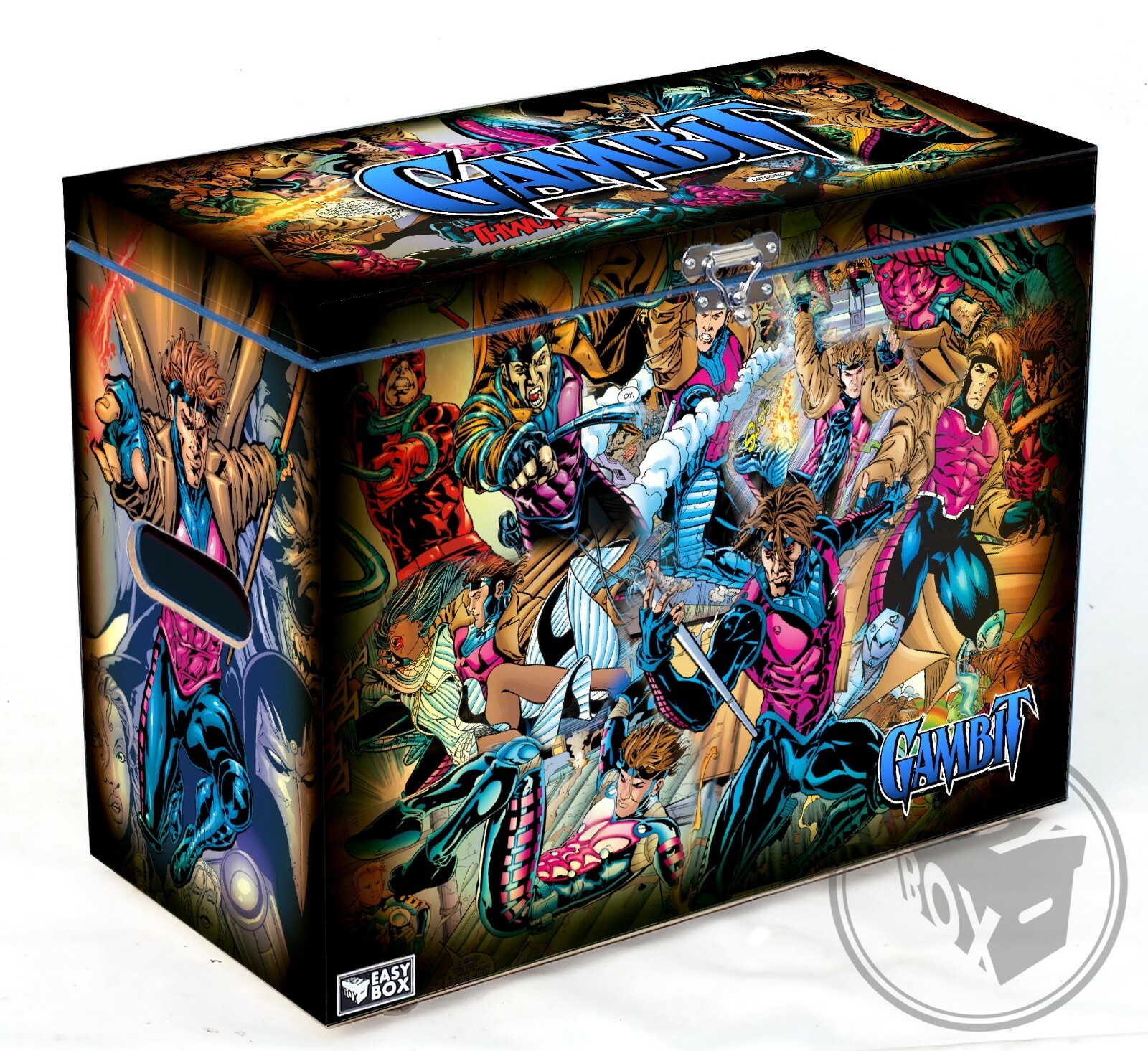 Gambit 90's - Large Comic Book Hard Box Chest MDF