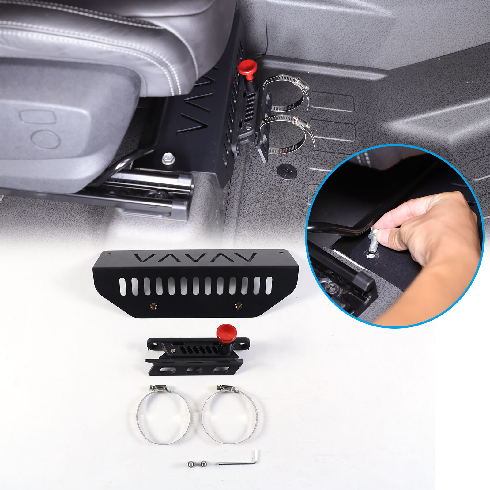 Car Seat Under Fire Extinguisher Holder Mount Bracket For Ineos Grenadier 2020+