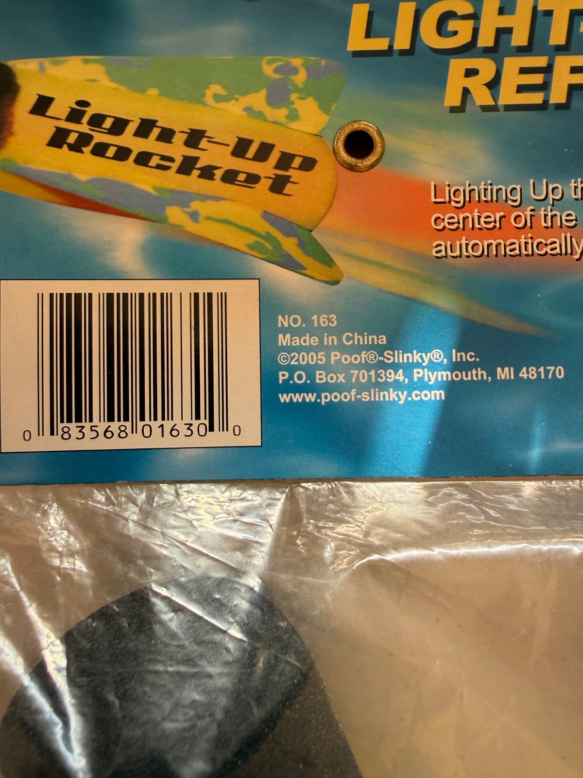 Ram Rocket Light-Up Rocket Refill Pack 2 Foam Rockets Deadstock 2005 New