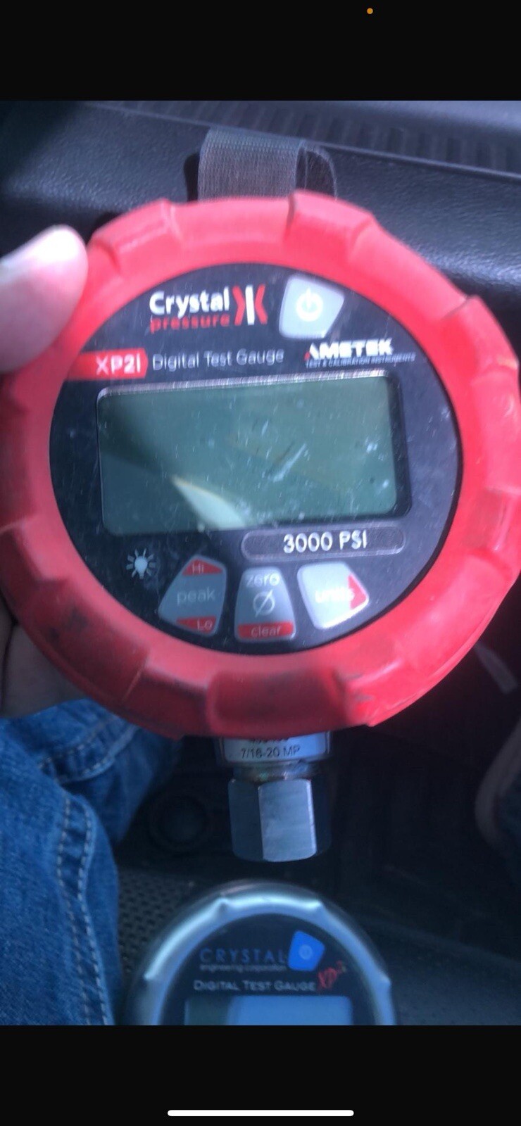 Crystal Engineering Digital Test Gauge XP2i 3000 PSI
