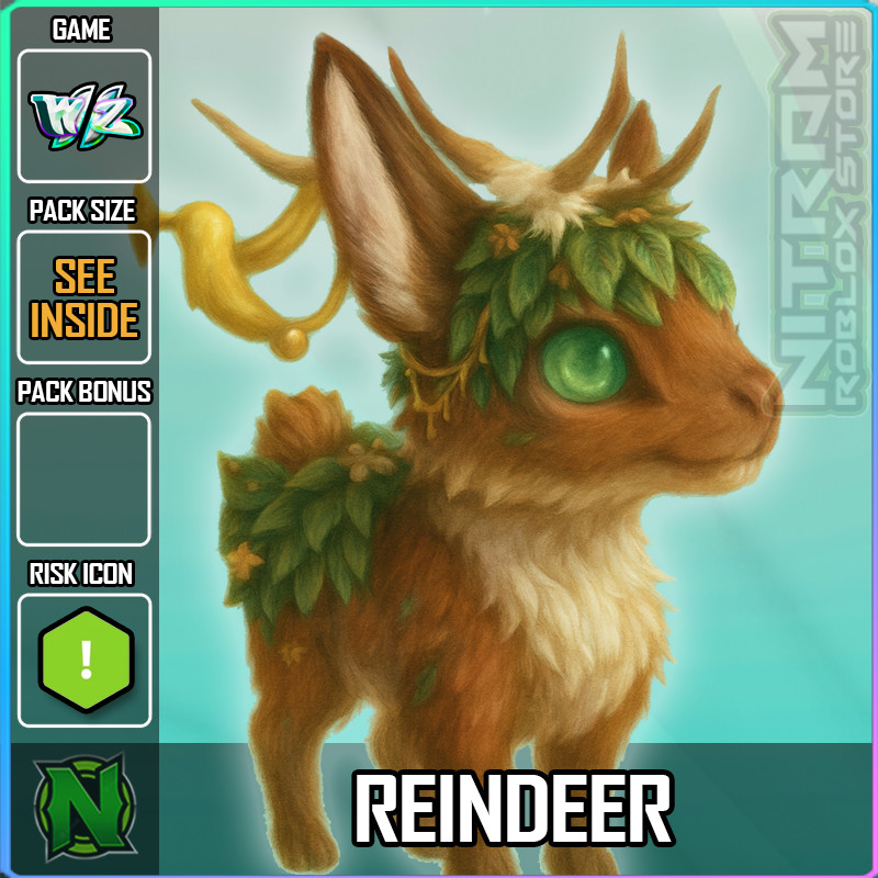 World Zero WZ - PET with PERFECT PERKS - REINDEER