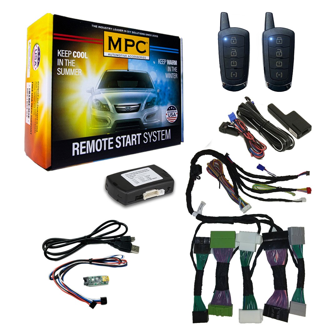 Plug-n-Play 4-Button Remote Start Kit For 2013-2018 Nissan Altima Push-to-Start