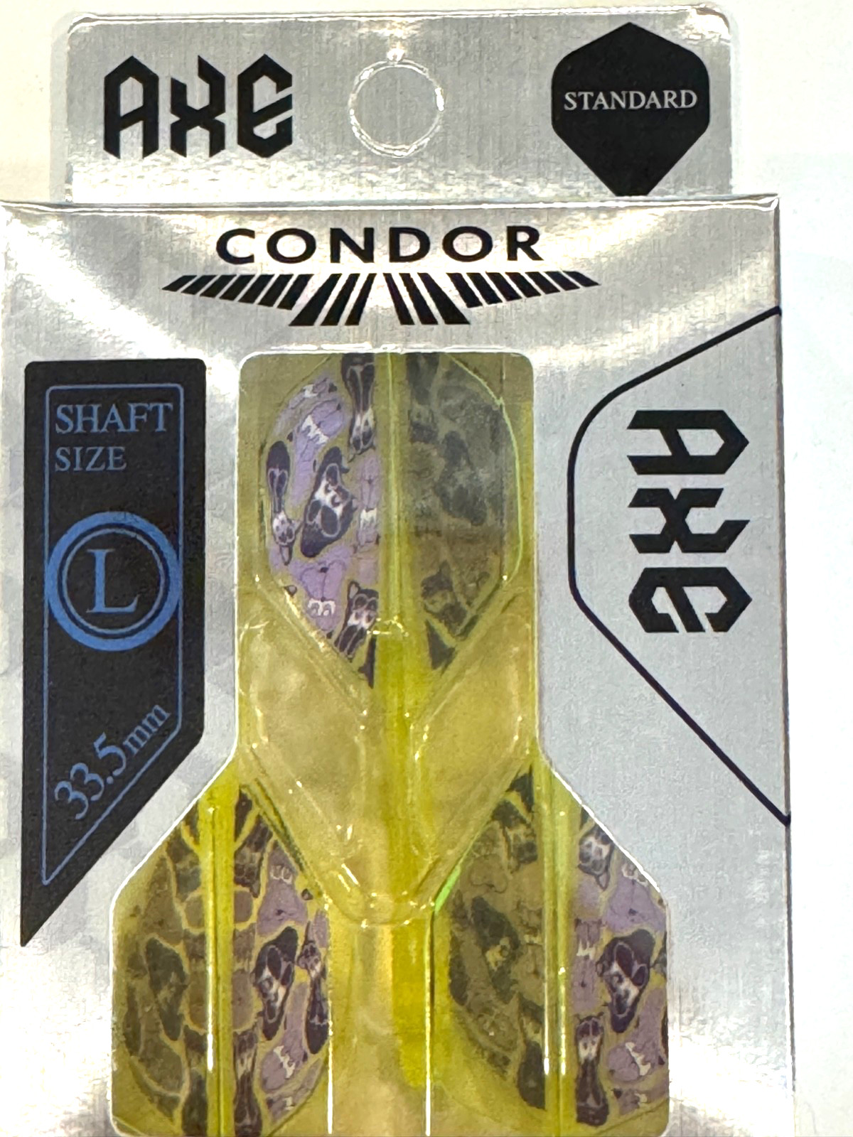 CONDOR AXE GT MONSTER FLIGHTS SHAPE IS LONG STANDARD 33.5MM NEW SHIP FREE