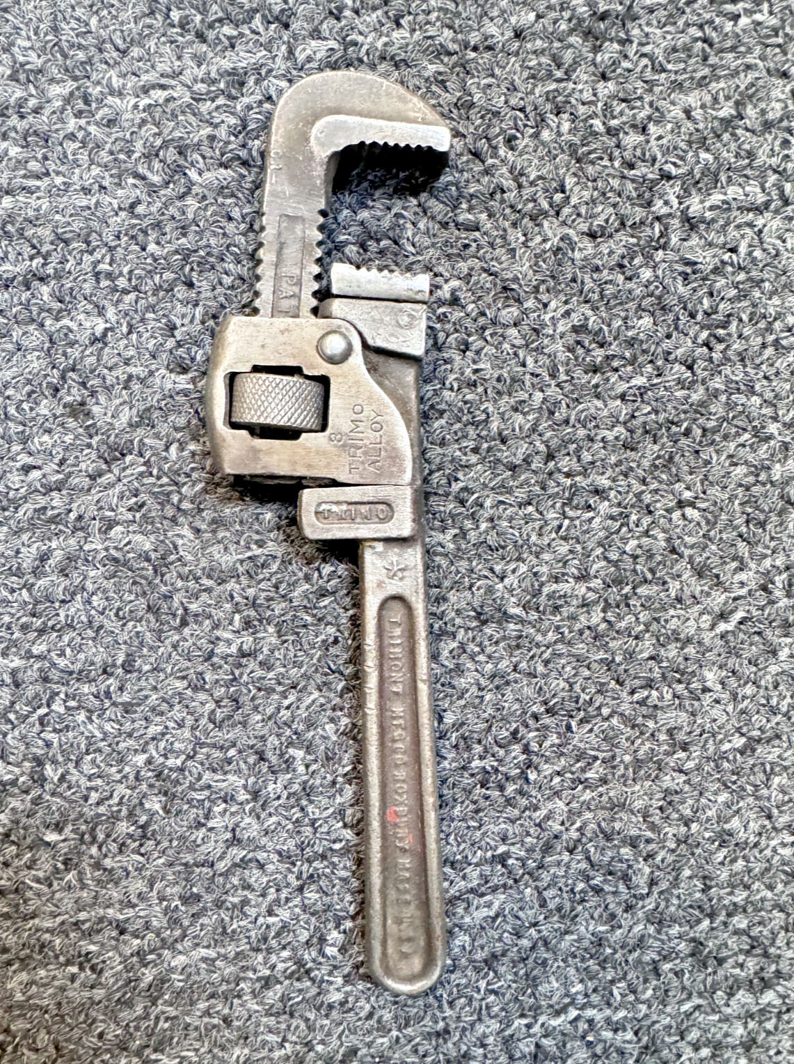 Trimo 8" Pipe Wrench, USA, VINTAGE