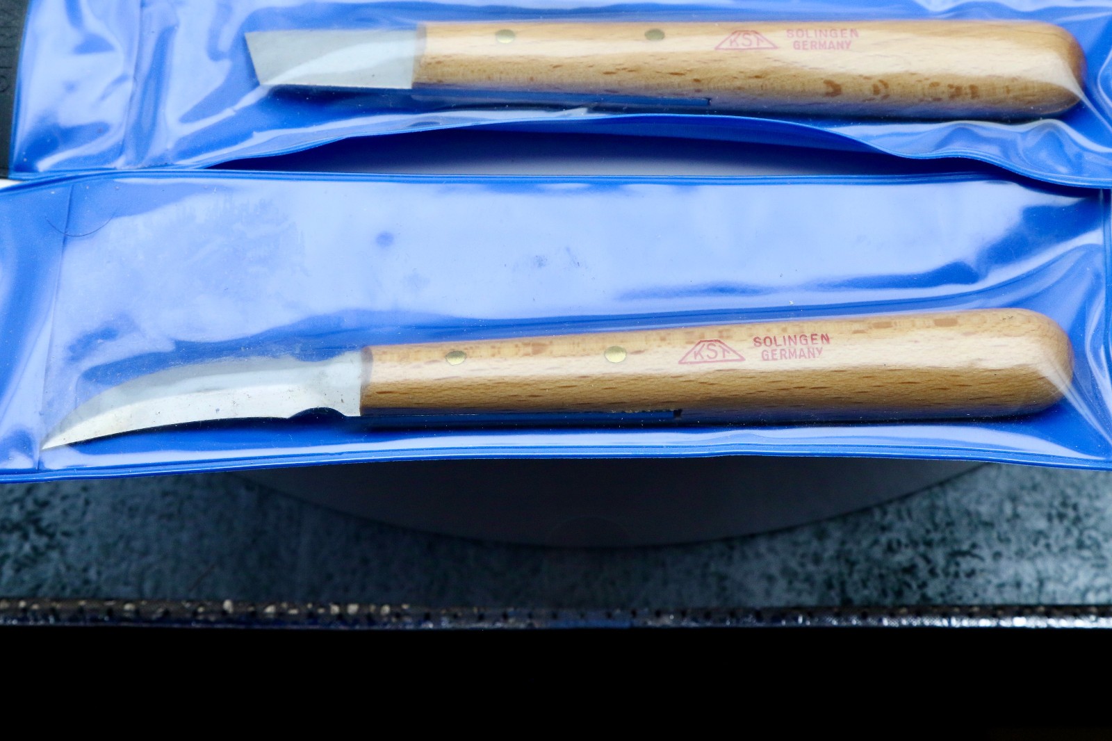 8 KST SOLINGEN GERMANY WOOD CARVING KNIVES