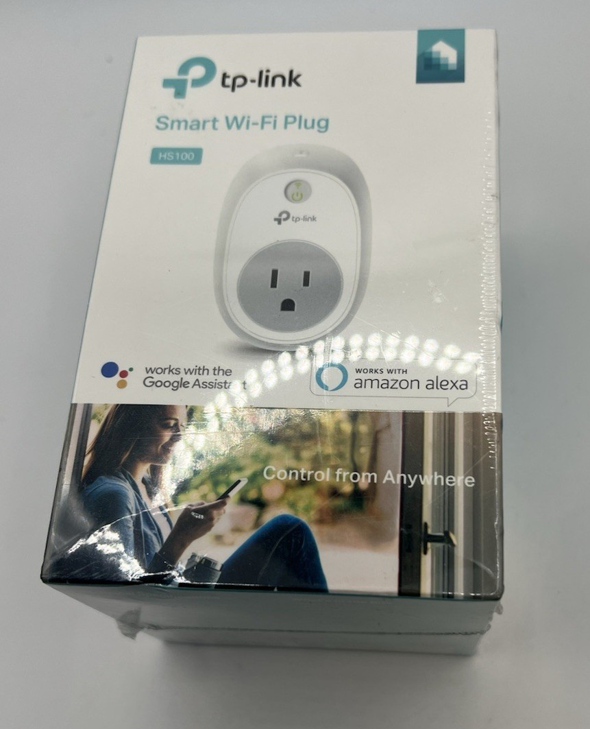 TP-Link Kasa Smart HS100 WiFi Smart Plug Classic 1-Pack White SEALED NEW NIB