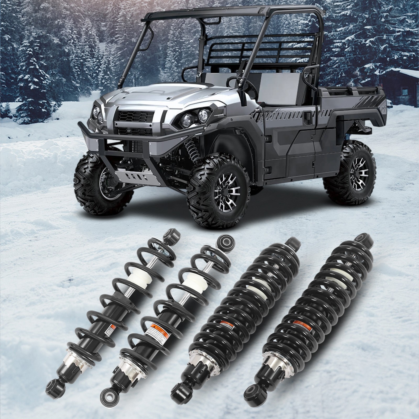 Left And Right Front Shock Absorbers 45014-0558 For 2017-2023 Kawasaki Mule Pro