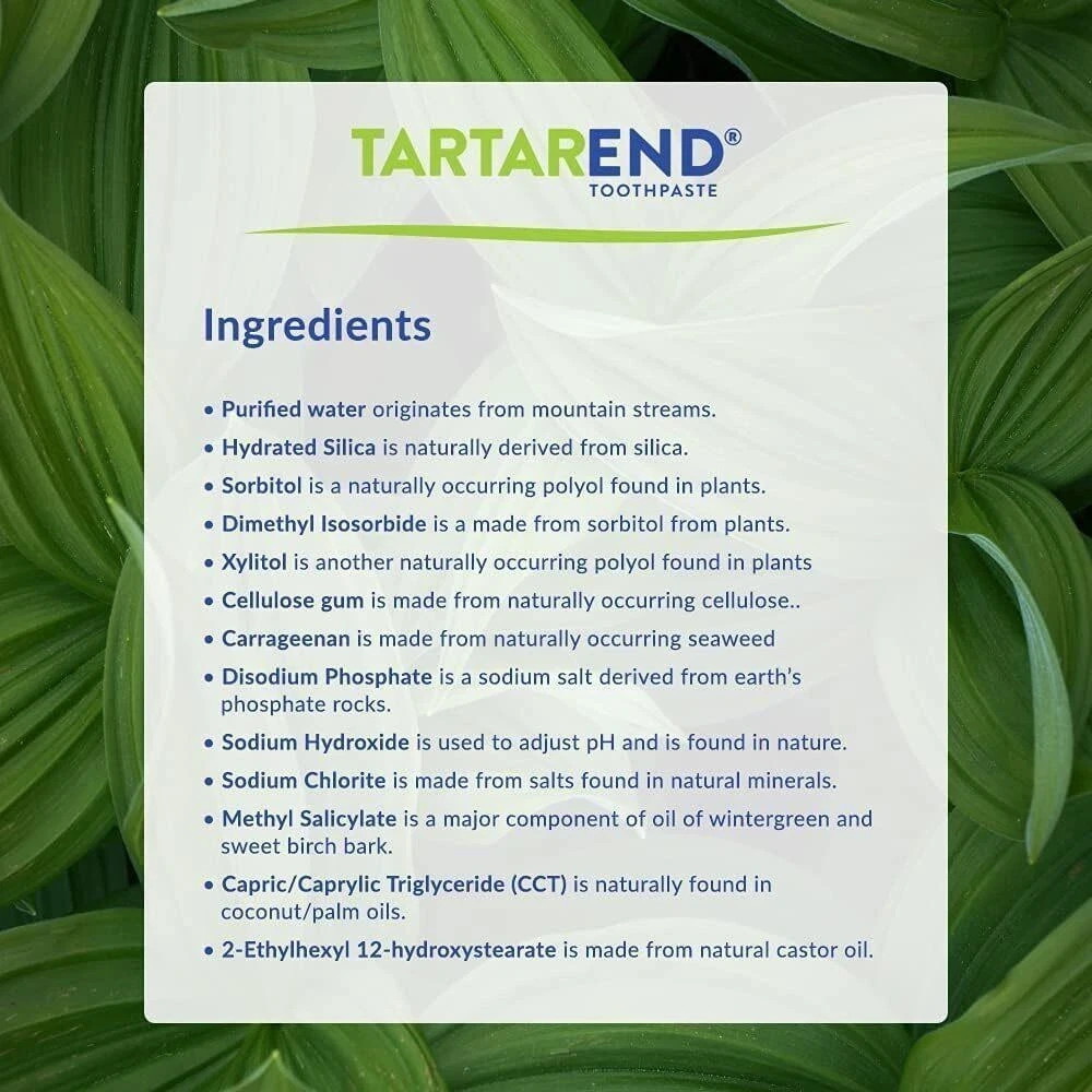 Toothpaste for Tartar Removal - Tartar Control Toothpaste to Remove Tartar and P