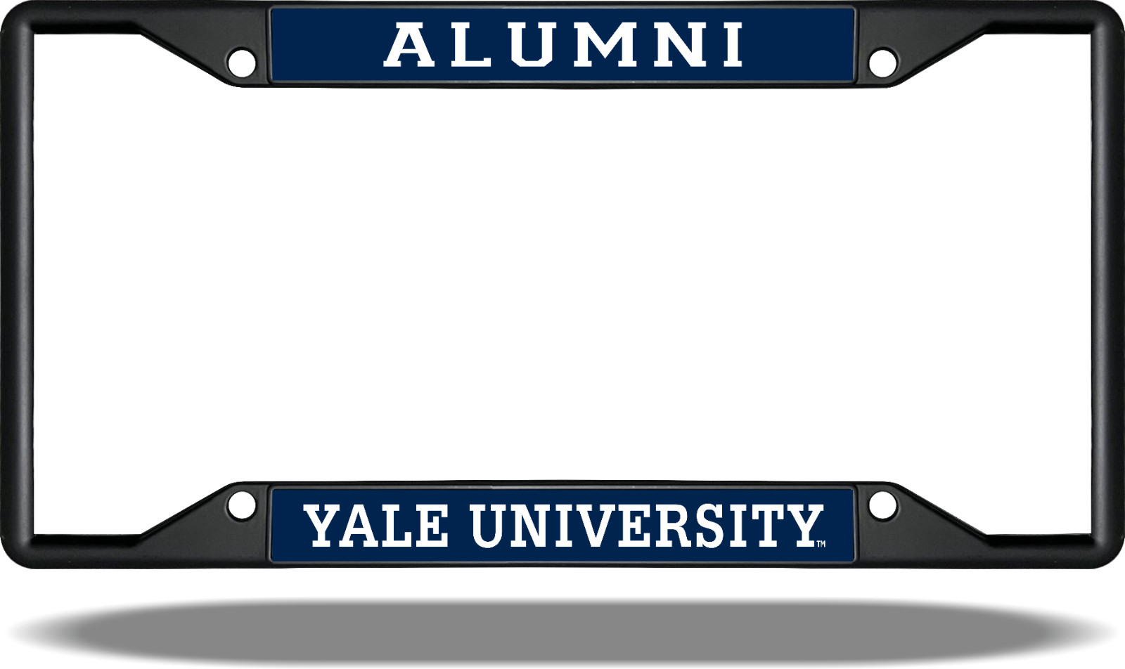 Yale ALUMNI Black License Plate Frame