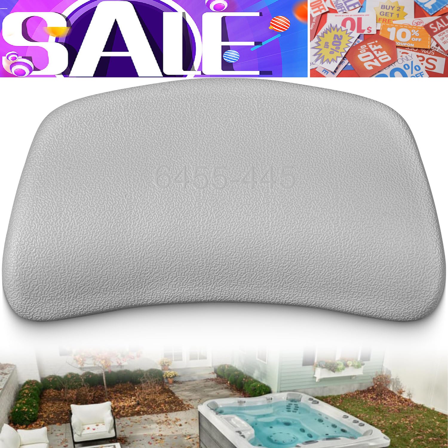 6455-445 Hot Tub Spa Pillow Fit 1998-2000 Sundance Spas All Model 850/880 Series