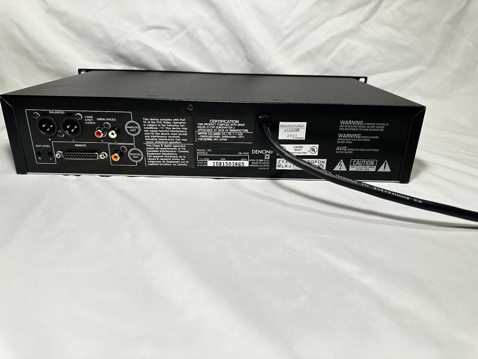 Denon DN-C630 Professional Rack Mount CD Player