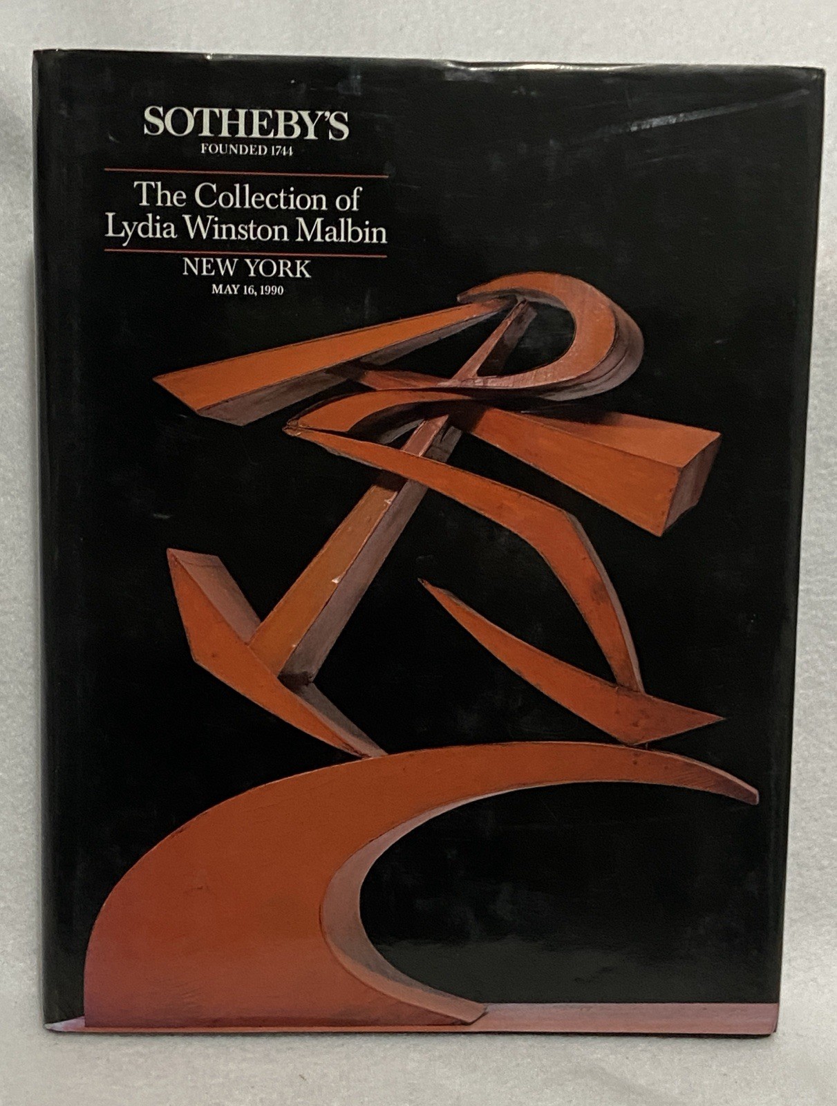 Sotheby’s Auction Catalog • Lydia Winston Malbin Collection • May 16 1990 • HC