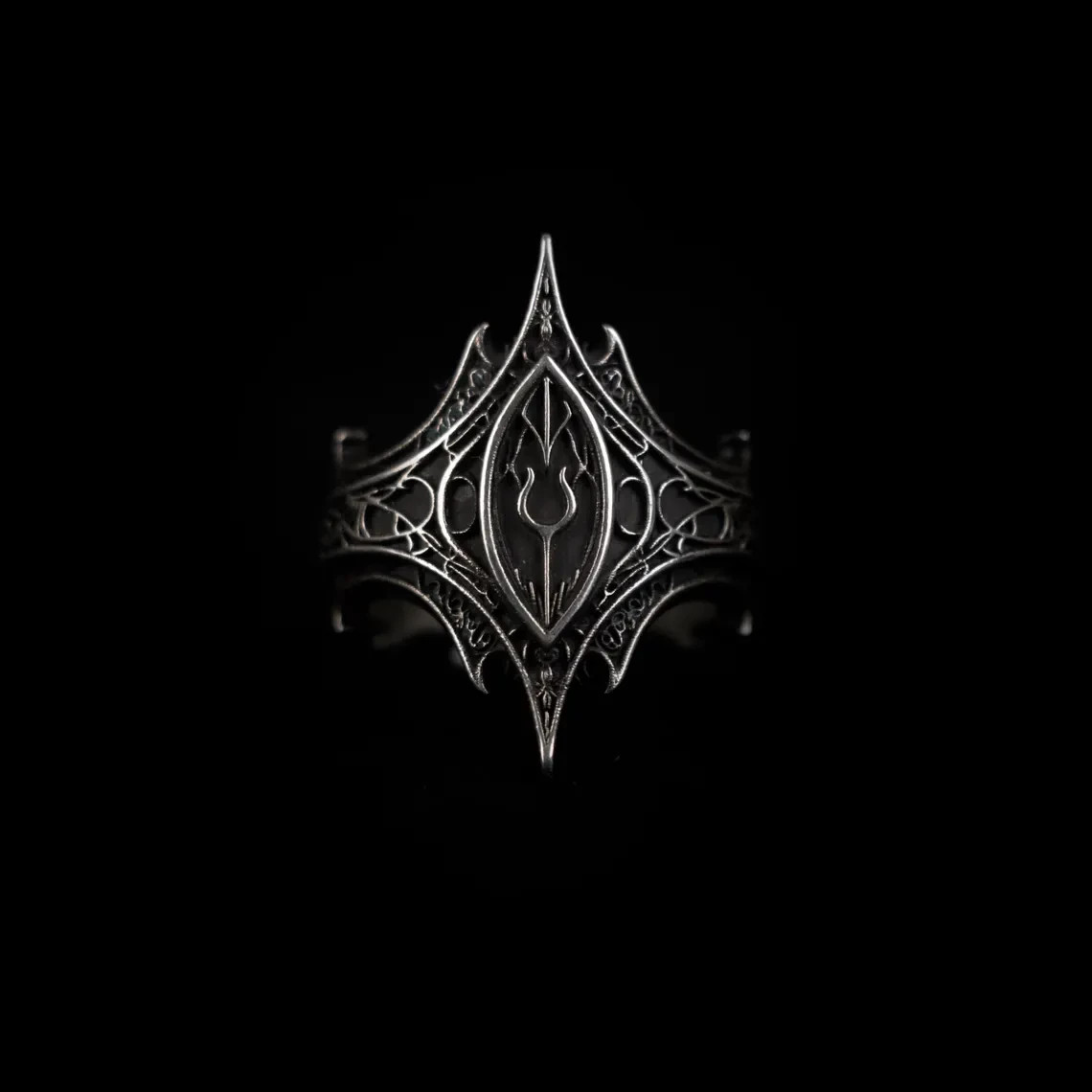 Prophecy– Gothic Ring Handmade Sterling Silver