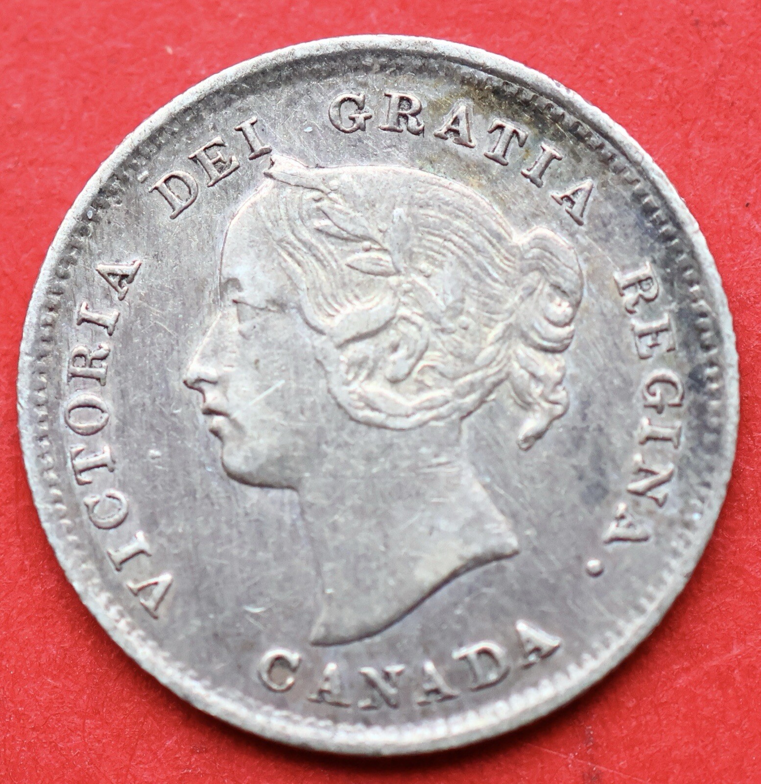 1899 Canada 5 Cents - EF - Cleaned Trend 40$ Lot#12301