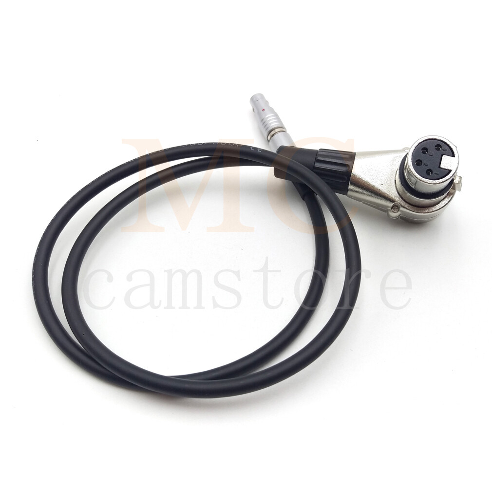 XLR 4Pin Female to 0B 2pin  for ARRI Camera to Panasonic Monitor Power Cord