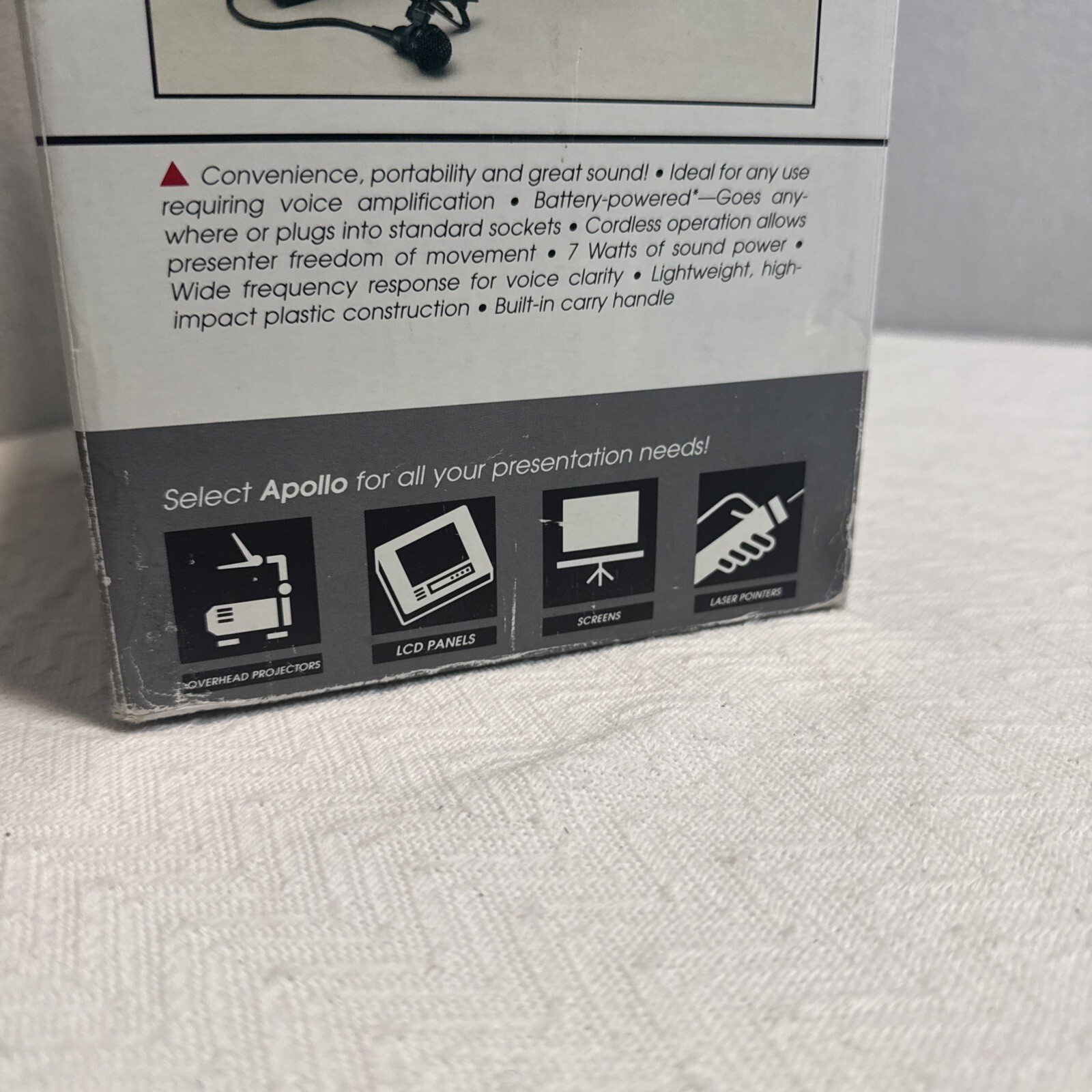 Apollo Portable Cordless Wireless PA 5000 System Wireless Mic Speaker