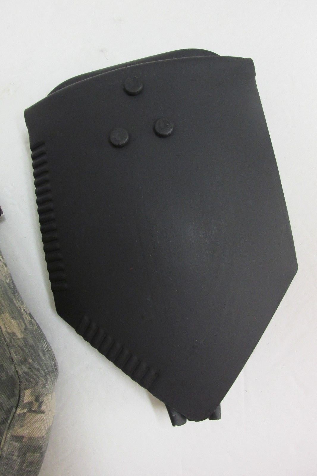 US GI Trifold SHOVEL Entrenching Tool 1990 Ames & ACU Camo Cover Pouch Molle TAG