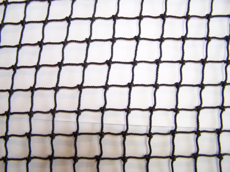 10' x 6'  GOLF IMPACT BLACK SQUARE NYLON BARRIER BACKSTOP NETTING  3/4"  #18