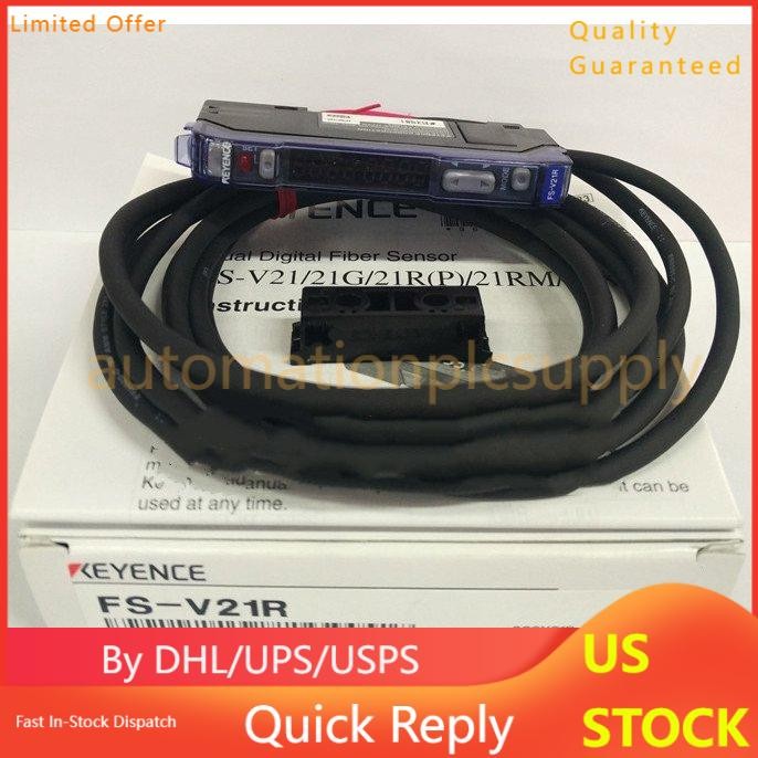 New In Box KEYENCE FS-V21R Sensor Amplifier FSV21R Fiber Optic Sensor