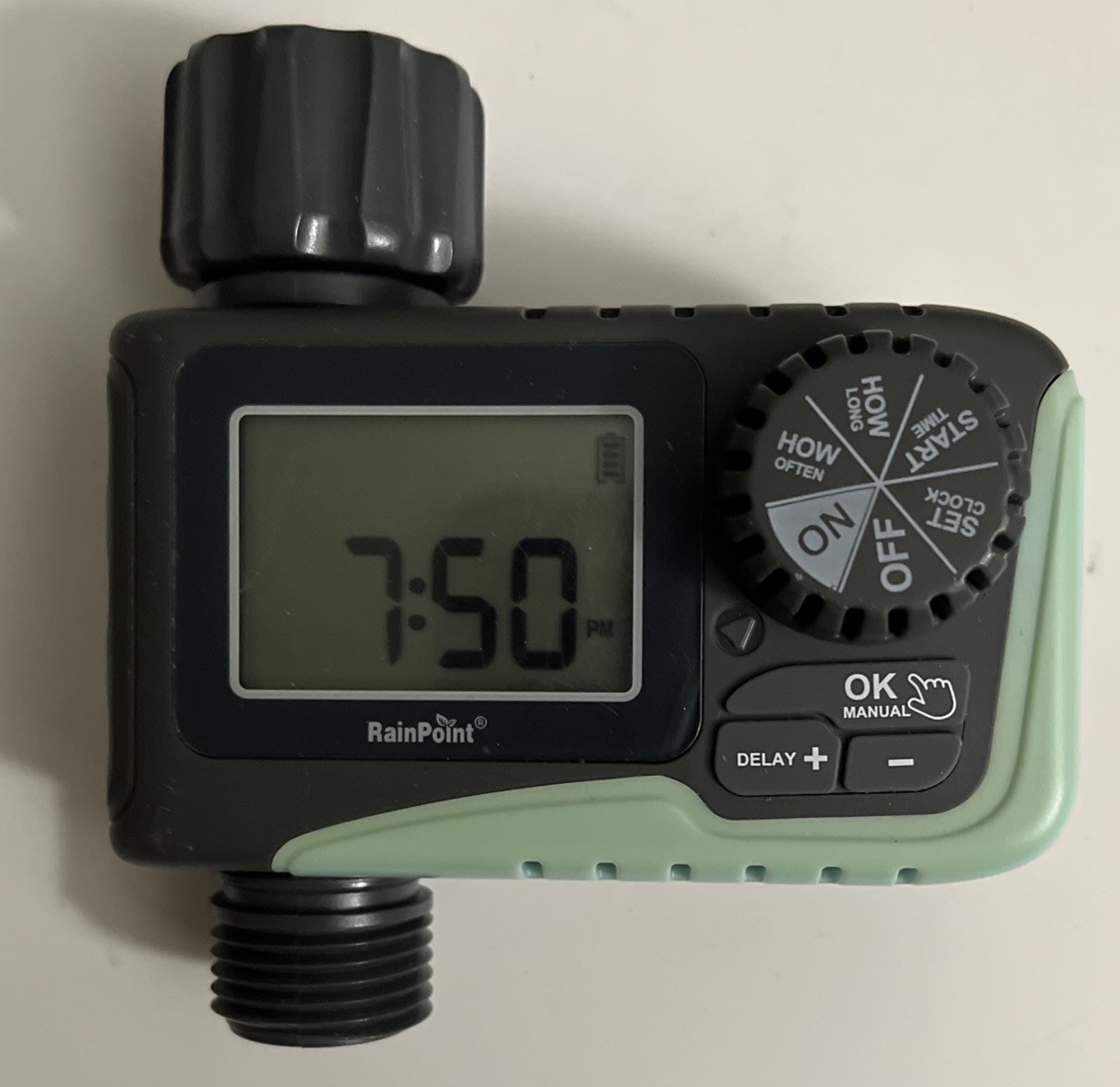 RainPoint ITV105 Digital Hose Timer Automatic Sprinkler Garden Water Timer LN