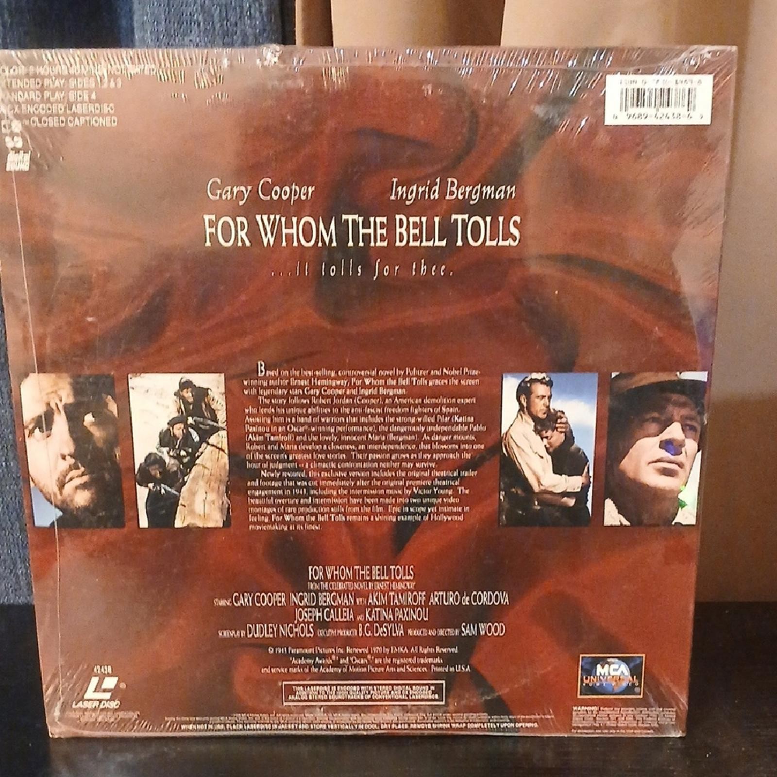 "Make Offer" For Whom the Bell Tolls LaserDisc