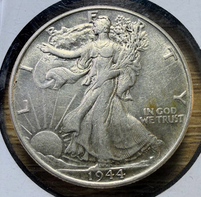 1944-P Liberty Walking Half Dollar - Actual Coin Shown - 90% Silver INV#310