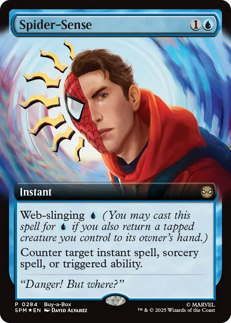 Spider-Sense (Extended Art) [Marvel's Spider-Man Promos] Foil Near Mint