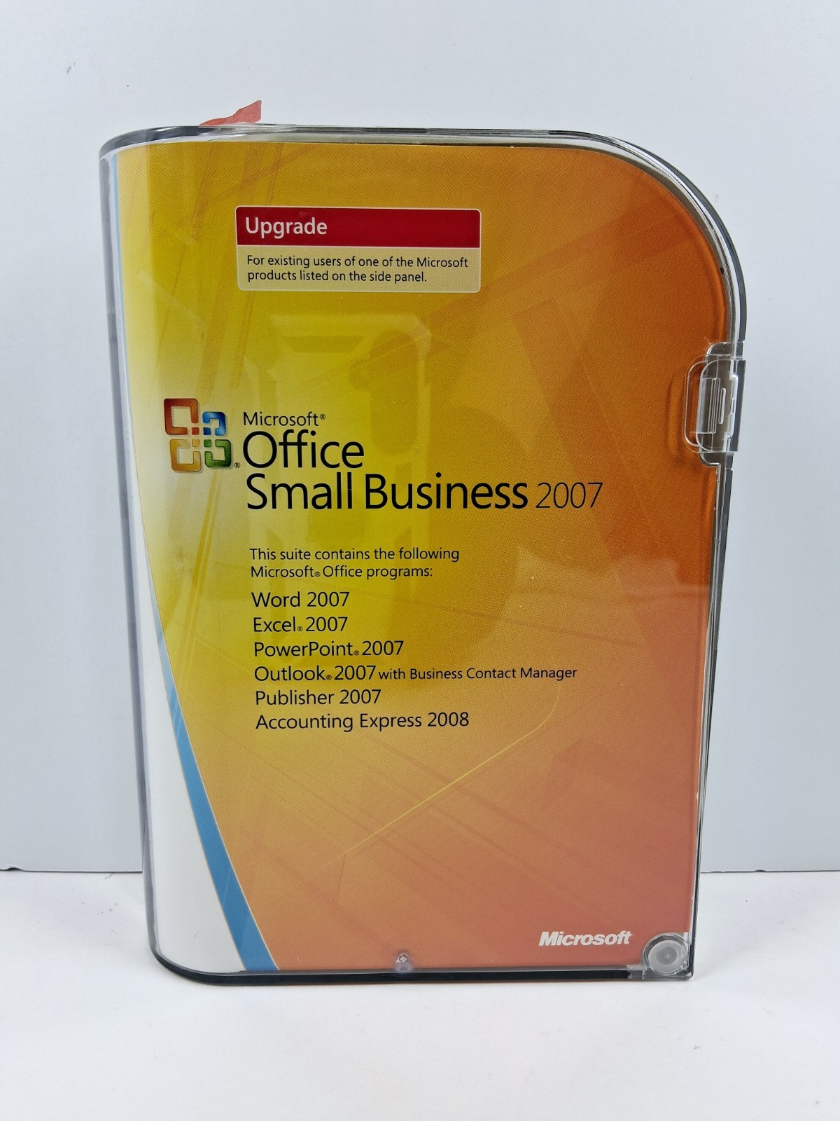 Microsoft Office Small Business 2007 Upgrade PC Software 2 Disc Complete Case
