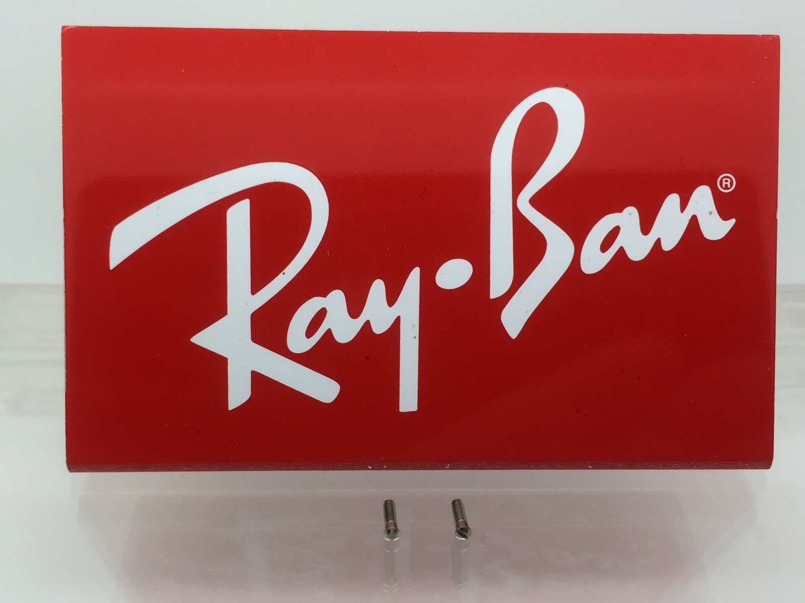 AUTHENTIC REPLACEMENT RAY-BAN RB 4101 TEMPLE/HINGE SCREWS PAIR NEW GENUINE