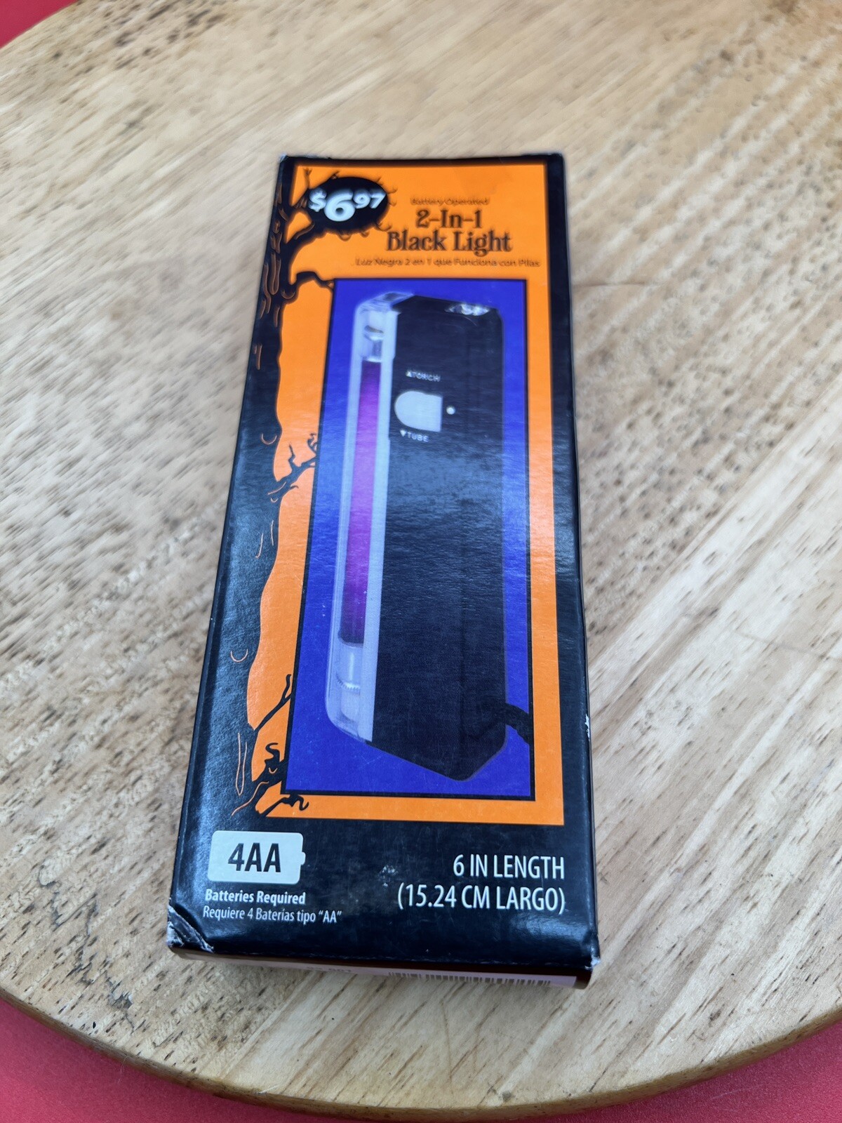 2-In-1 Black Light Flashlight UV Lamp New