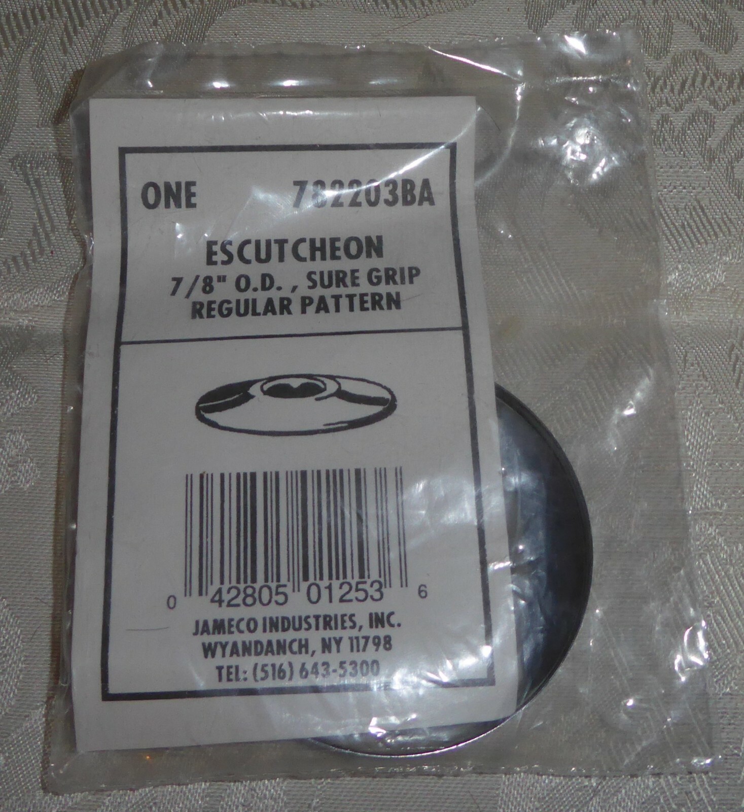 Jameco Industries item No 7822003BA Escutcheon Sure Grip 7/9 OD Reg Pattern  NOS