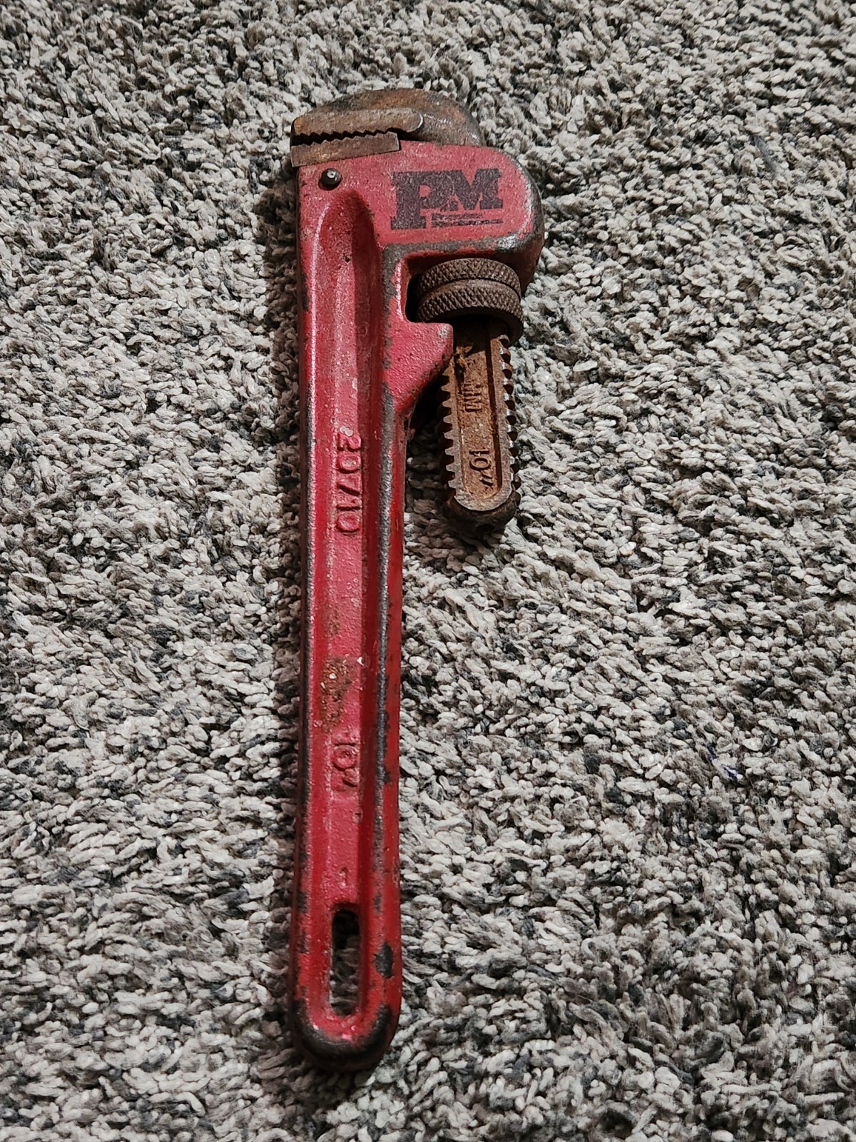 PM Popular Mechanics 10" Pipe Wrench