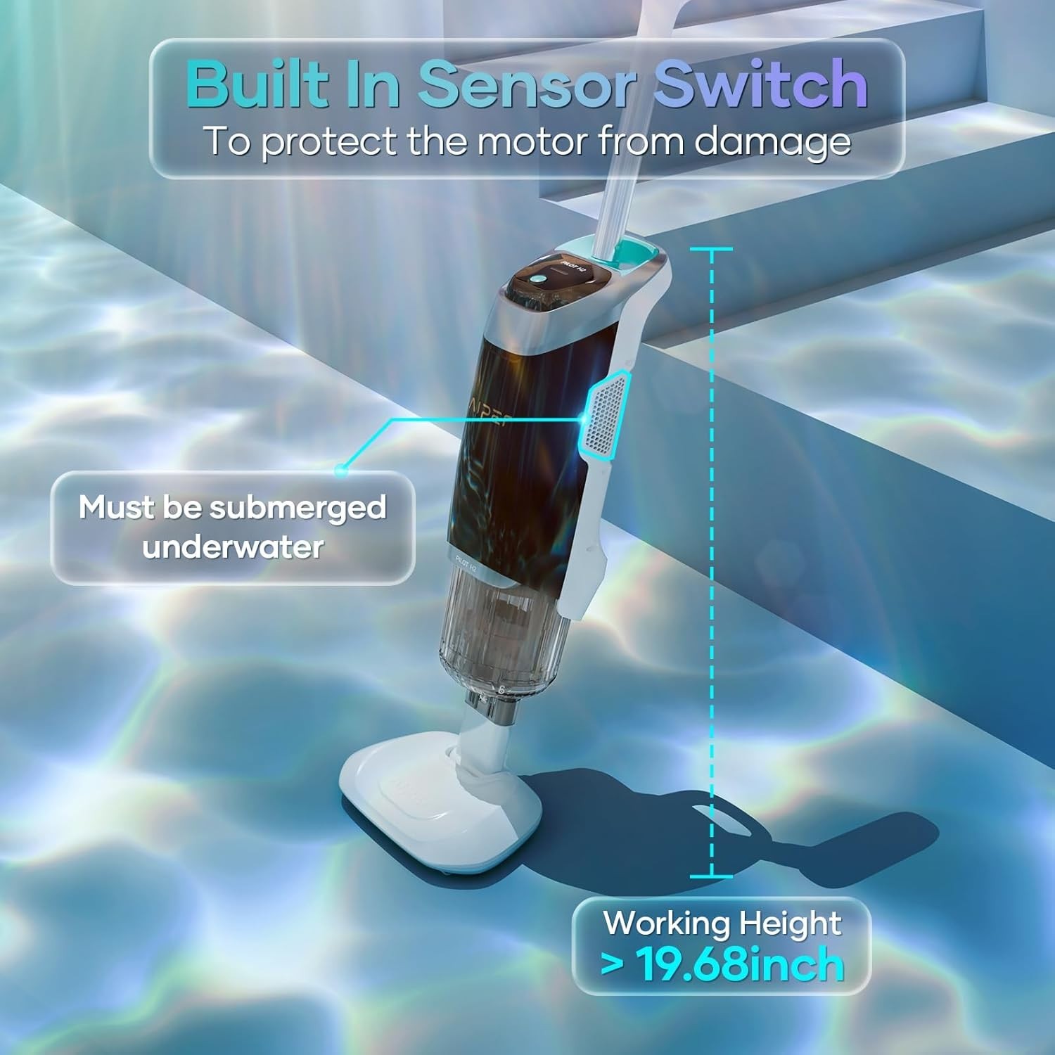 Aiper Pilot H2 Cordless Pool Vacuum