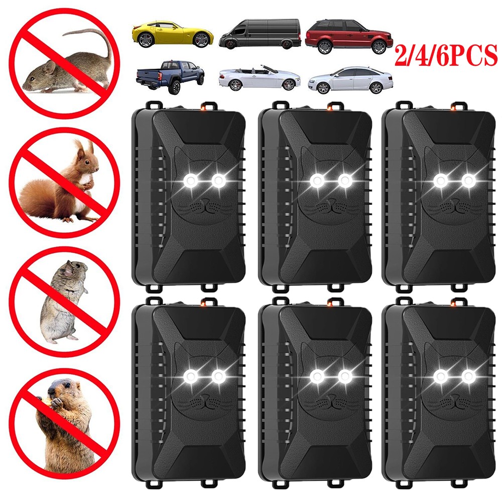 Ultrasonic Mouse Repeller Car Vehicle Rat Rodent Repellent Pest Animal Deterrent