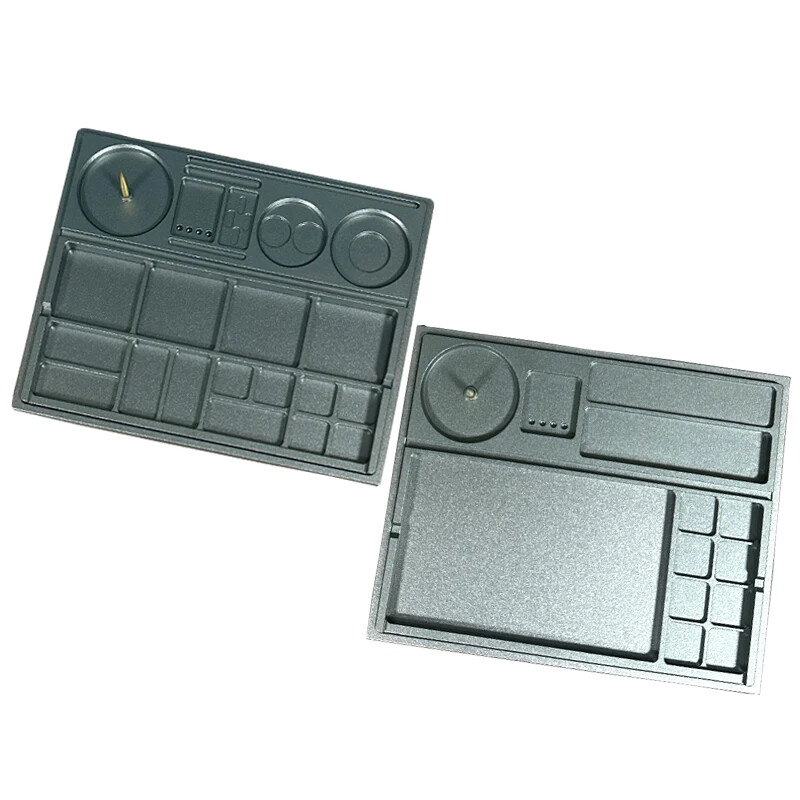 Aluminum Watch Parts Storage Box Acrylic Transparent Dust Cover Jewelry Storage