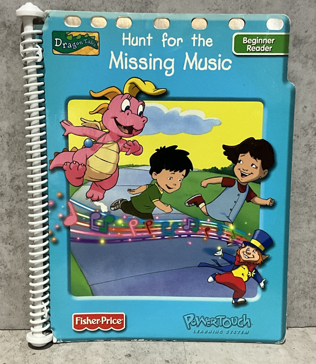 Fisher Price Power Touch Dragon Tales Hunt For The Missing Music Book